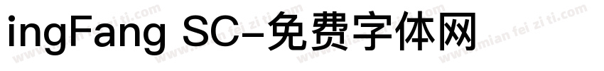 ingFang SC字体转换